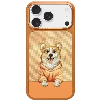  Nimmy Gentle Pets Series Dog MagSafe iPhone 18 Pro Max / 17 Pro Max tok, narancssárga
