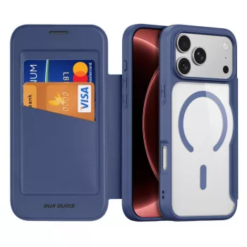   Dux Ducis Skin X Pro MagSafe (Open Ring Version) iPhone 18 Pro / 17 Pro tok, kék