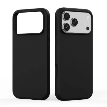   Dux Ducis Piel Liquid Silicone MagSafe iPhone 18 Pro / 17 Pro tok, fekete