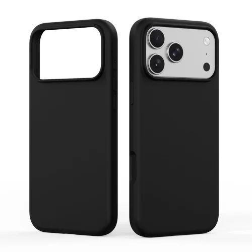 Dux Ducis Piel Liquid Silicone MagSafe iPhone 18 Pro / 17 Pro tok, fekete