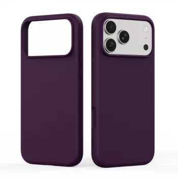   Dux Ducis Piel Liquid Silicone MagSafe iPhone 18 Pro / 17 Pro tok, bordó