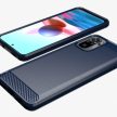 Carbon Case Flexible Xiaomi Redmi Note 10/Note 10S hátlap, tok, fekete