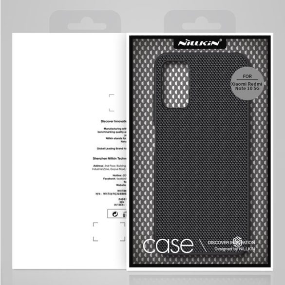 Nillkin Textured Case Xiaomi Redmi Note 10 5G/Poco M3 Pro/Poco M3 5G hátlap, tok, fekete