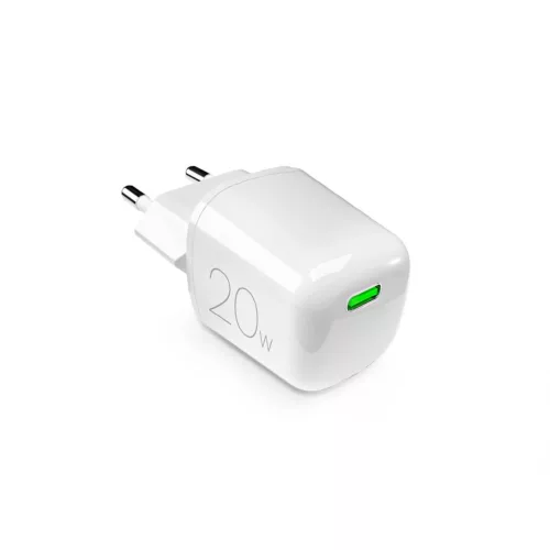Puro 20W GaN USB-C hálózati töltő, fehér