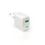 Puro 65W GaN USB-A USB-C hálózati töltő, fehér
