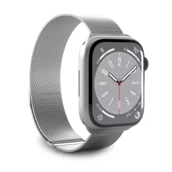   Puro Milanese Stainless Steel Apple Watch Band 38/40/41mm, ezüst