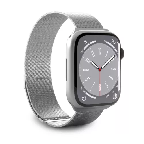 Puro Milanese Stainless Steel Apple Watch Band 38/40/41mm, ezüst