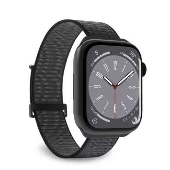 Puro Sport Nylon óraszíj Apple Watch 38/ 40/ 41 mm, fekete