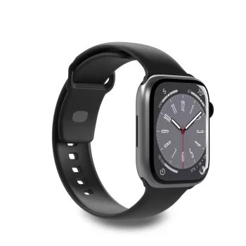   Puro Icon Silicone óraszíj Apple Watch 42/ 44/ 45/ 49 mm, fekete (2 pcs.)