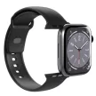 Puro Icon Silicone óraszíj Apple Watch 42/ 44/ 45/ 49 mm, fekete (2 pcs.)