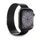 Puro 'MILANESE' watch band Apple Watch 42-44-45-49m, tok, fekete