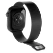 Puro 'MILANESE' watch band Apple Watch 42-44-45-49m, tok, fekete