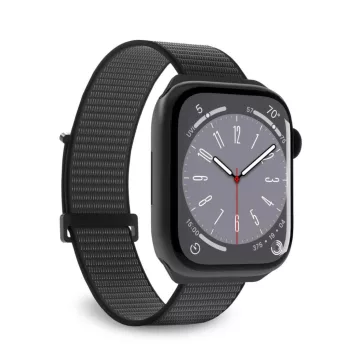   Puro Sport Nylon óraszíj Apple Watch 42/ 44/ 45/ 49 mm, fekete