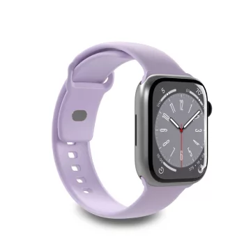   Puro Icon Silicone óraszíj Apple Watch 42/ 44/ 45/ 49 mm, lila (2 pcs.)