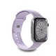Puro Icon Silicone óraszíj Apple Watch 42/ 44/ 45/ 49 mm, lila (2 pcs.)