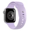 Puro Icon Silicone óraszíj Apple Watch 42/ 44/ 45/ 49 mm, lila (2 pcs.)