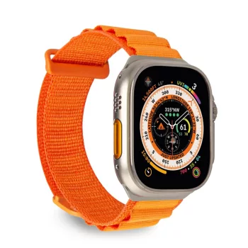   Puro Extreme Nylon óraszíj Apple Watch 42/ 44/ 45/ 49 mm, narancssárga