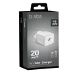 SBS 20W GaN hálózati töltő - Ultra-fast charge with Power Delivery, fehér