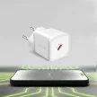 SBS 20W GaN hálózati töltő - Ultra-fast charge with Power Delivery, fehér