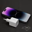 SBS 20W GaN hálózati töltő - Ultra-fast charge with Power Delivery, fehér
