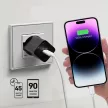 SBS 20W GaN hálózati töltő - Ultra-fast charge with Power Delivery, fekete