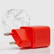 SBS 20W GaN hálózati töltő - Ultra-fast charge with Power Delivery , piros