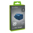 SBS 20W GaN hálózati töltő - Ultra-fast charge with Power Delivery , kék