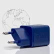 SBS 20W GaN hálózati töltő - Ultra-fast charge with Power Delivery , kék