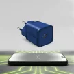 SBS 20W GaN hálózati töltő - Ultra-fast charge with Power Delivery , kék
