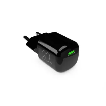 Puro 20W GaN USB-C hálózati töltő, fekete