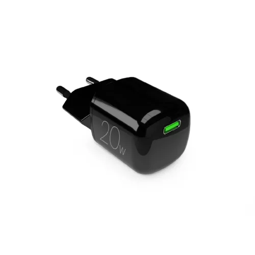 Puro 20W GaN USB-C hálózati töltő, fekete