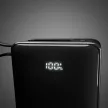 Powerbank SBS 20000 mAh 20W beépített USB-C kábel, digitális kijelző, fekete