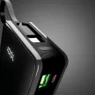 Powerbank SBS 20000 mAh 20W beépített USB-C kábel, digitális kijelző, fekete