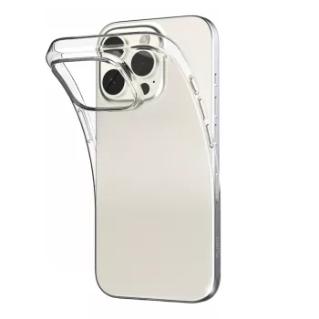   Puro 03 Nude Silicone Case iPhone 16 Pro Max tok, átlátszó