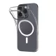 Puro 03 Mag MagSafe Silicone Case iPhone 16 Pro tok, átlátszó