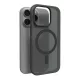 Puro Daylight MagSafe Silicone Case iPhone 16 Pro - tok, fekete