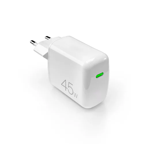 Puro Super Mini 45W PD GaN USB-C hálózati töltő, fehér