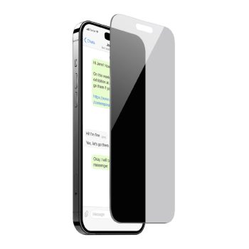   Puro Privacy betekintésvédett edzett üvegfólia iPhone 16 / iPhone 15