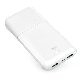   Powerbank Puro DAILY 10 PLUS 10000mAh 2x USBA / 1x USB-C 22.5W, fehér
