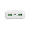 Powerbank Puro DAILY 20 PLUS 20000mAh 2x USB-A / 1x USB-C 22.5W PD AFC, fehér