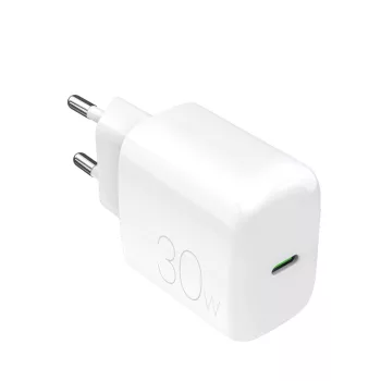 Puro PROLITE 30W USB-C hálózati töltő, fehér