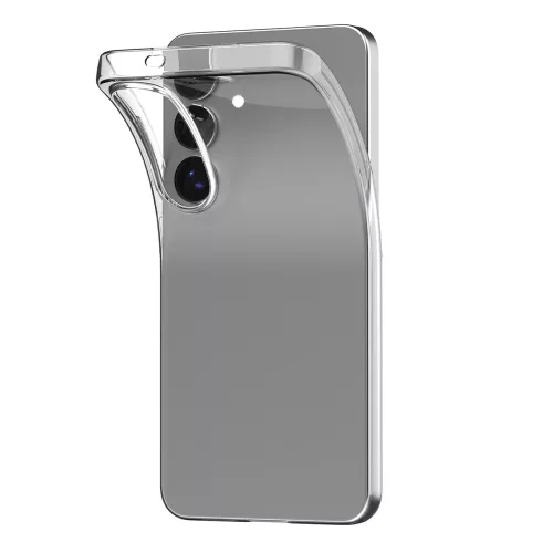 Puro 03 Silicone Case Nude Samsung Galaxy S25 tok, átlátszó