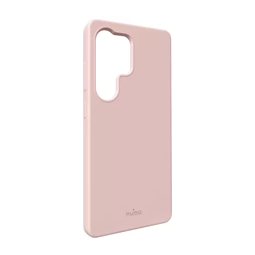 Puro Icon Silicone Case Samsung Galaxy S25 Ultra tok, rózsaszín