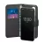 Puro Booklet Case with Flip and Wallet Samsung Galaxy S25 tok, fekete