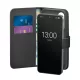 Puro Booklet Case with Flip and Wallet Samsung Galaxy S25 tok, fekete