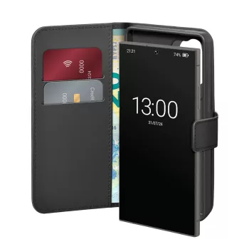   Puro Booklet Case with Flip and Wallet Samsung Galaxy S25 Ultra tok, fekete