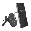 Puro autós telefontartó szellőzőnyílásra Qi2 vezeték nélküli töltés, MagSafe töltés, 15W, fekete