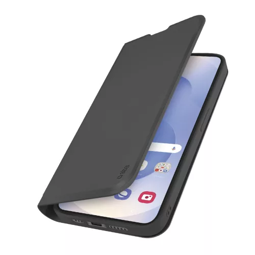 SBS Wallet Case with Stand and Wallet Samsung Galaxy S25 Edge tok, fekete