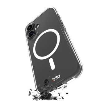   Puro Impact Clear D3O TPU+PC MagSafe Compatible Case iPhone 17 tok, átlátszó
