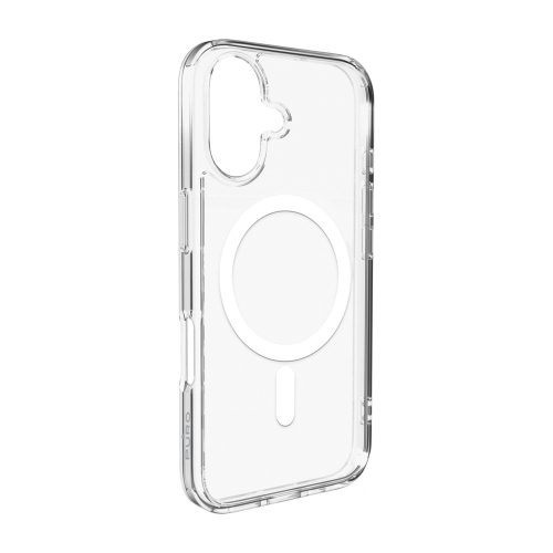 Puro Lite Mag TPU+PC Case MagSafe iPhone 17 tok, átlátszó fehér gyűrűvel